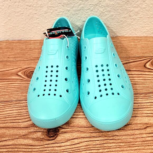 Skechers Foamies Big Girls Guzman Lite Shore Splash Water Shoes Mint NWT - Picture 3 of 4